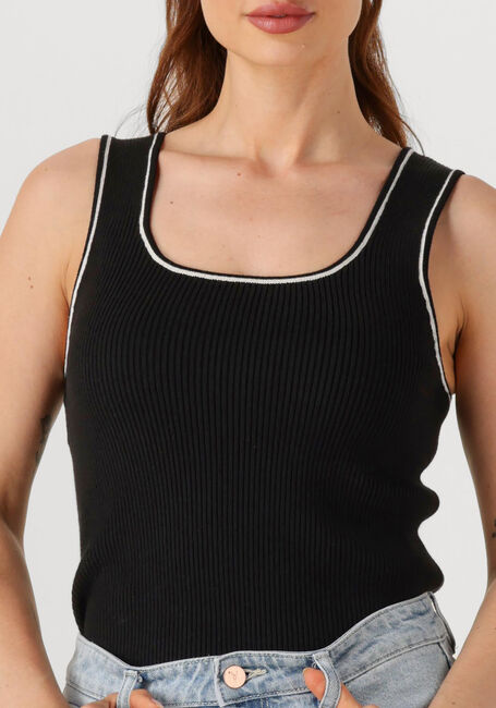 Zwarte SELECTED FEMME Top SLFKAMMA JENNY SL KNIT TOP - large