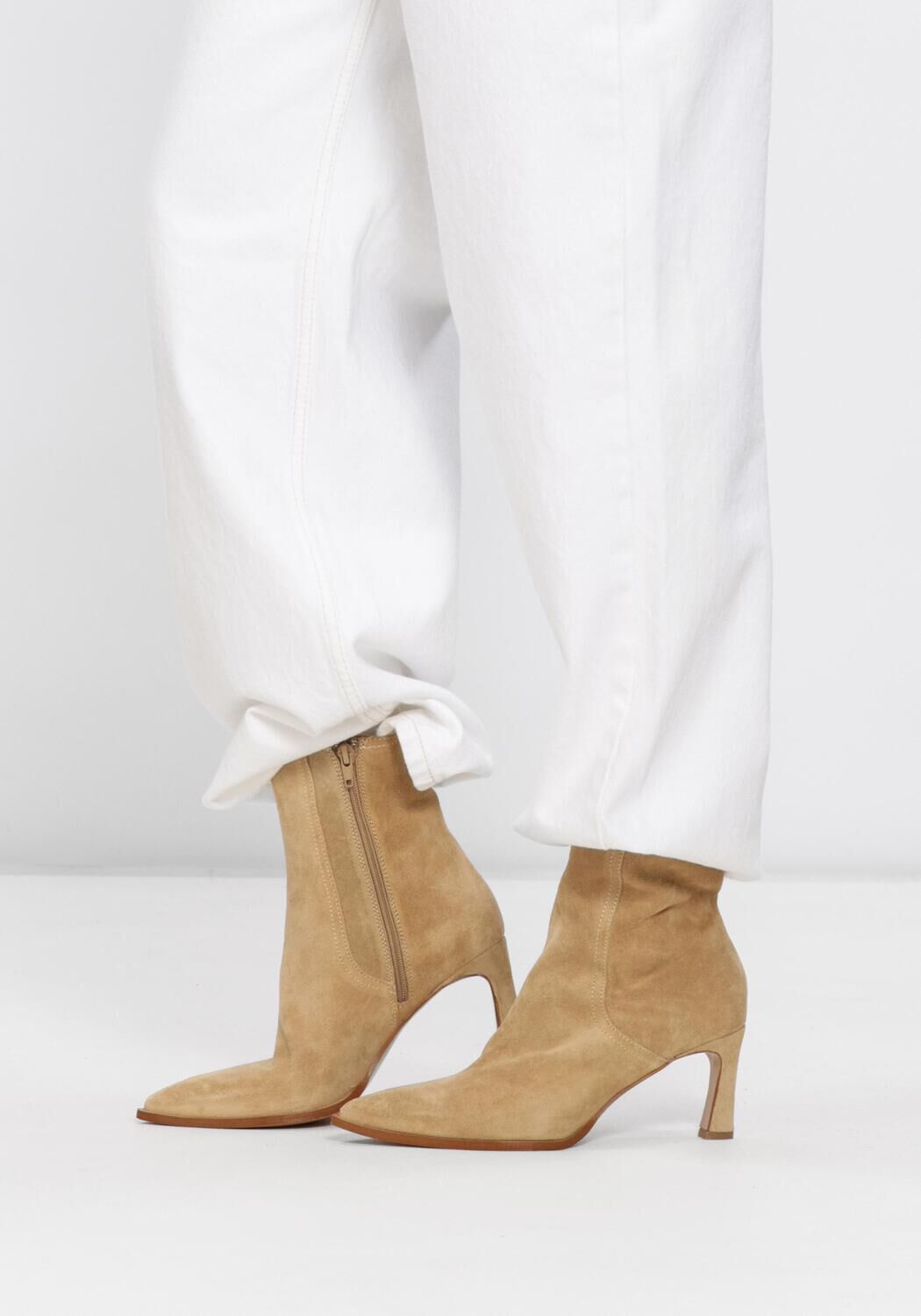 Beige LINA LOCCHI Enkellaarsjes AV 136 LIS - large