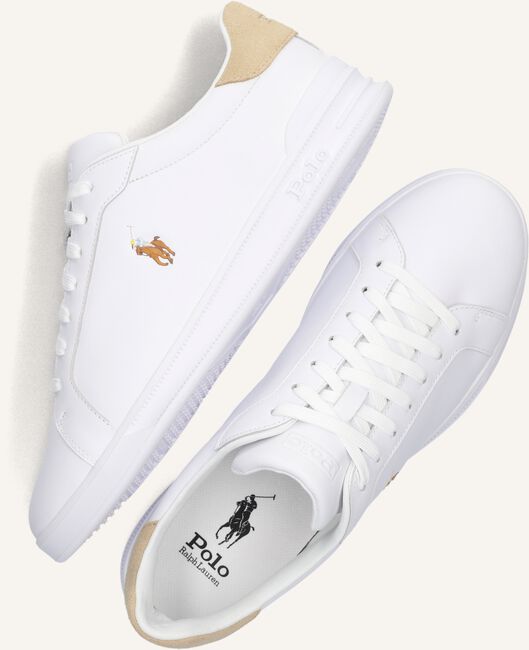 Witte POLO RALPH LAUREN Lage sneakers HRT CT II Witte POLO RALPH LAUREN Lage sneakers HRT CT II - large