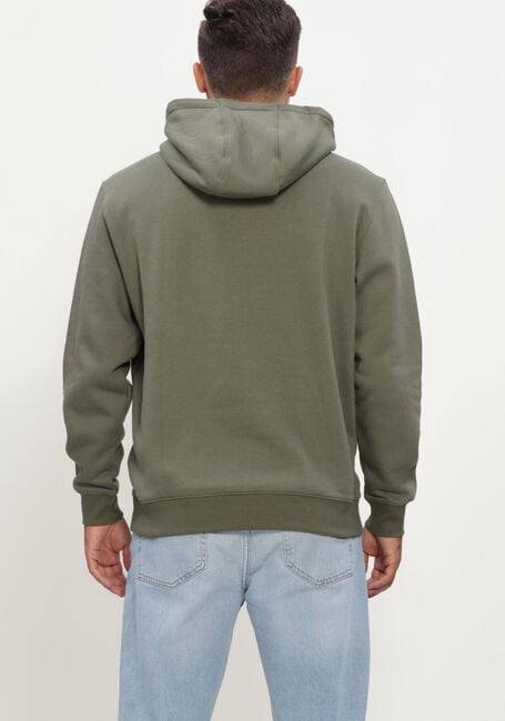 Olijf TOMMY JEANS Sweater TJM REG S FLAG HOODIE EXT - large