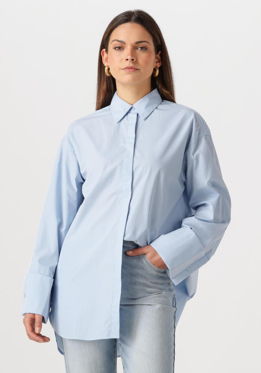 MSCH COPENHAGEN Dames Blouses Mscherina Zenika Shirt Blauw