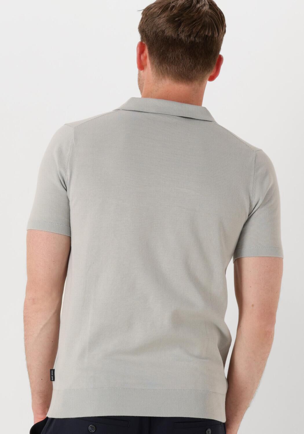 SAINT STEVE Heren Polo's & T-shirts Chris Lichtgrijs