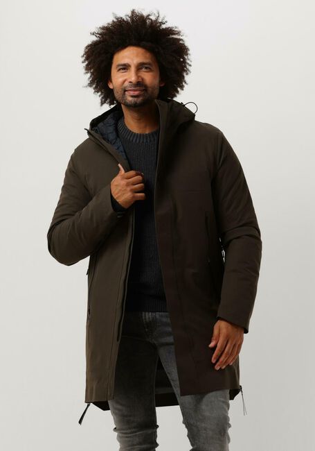 Donkergroene KRAKATAU Parka's 123200007 - large
