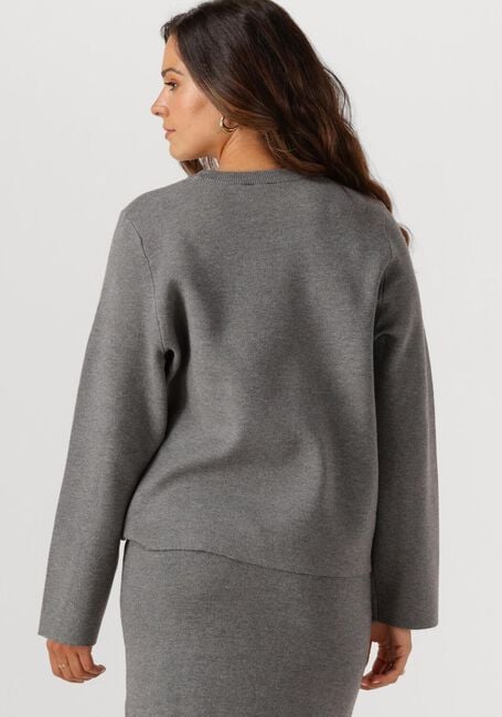 Grijze OBJECT Trui OBJREYNARD O-NECK PULLOVER - large