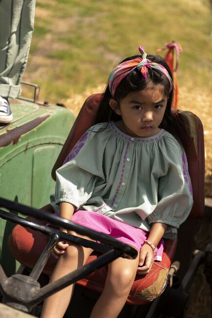 Groene JENEST Blouses COLETTE BLOUSE - large