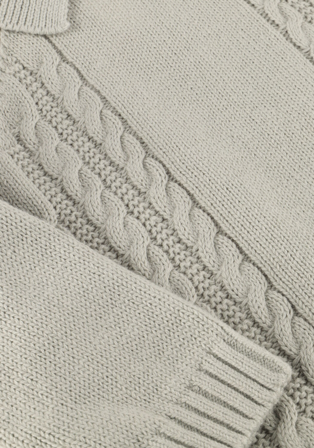 Lichtgrijze LIL' ATELIER Trui NBMNELLO LS KNIT LIL - large