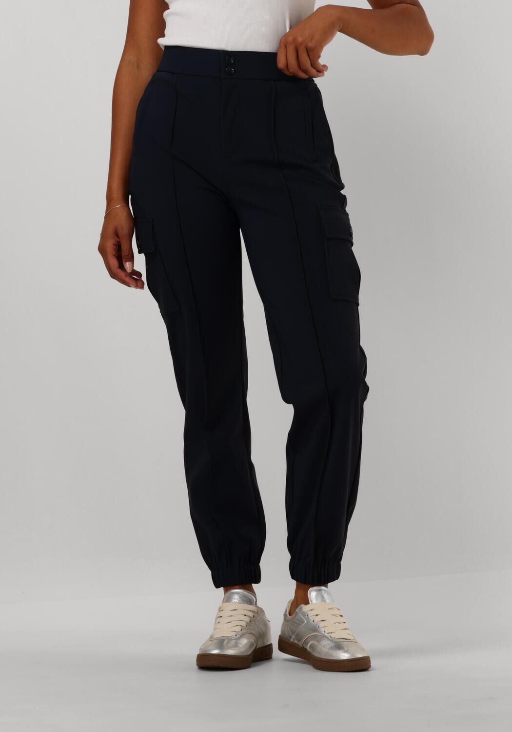 MOS MOSH Cargo Broek Antina Izzy Donkerblauw XS Dames Blue Dames