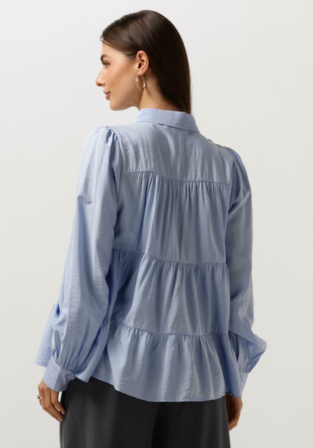Y.A.S. Dames Blouses Yaspala Ls Shirt S. Lichtblauw