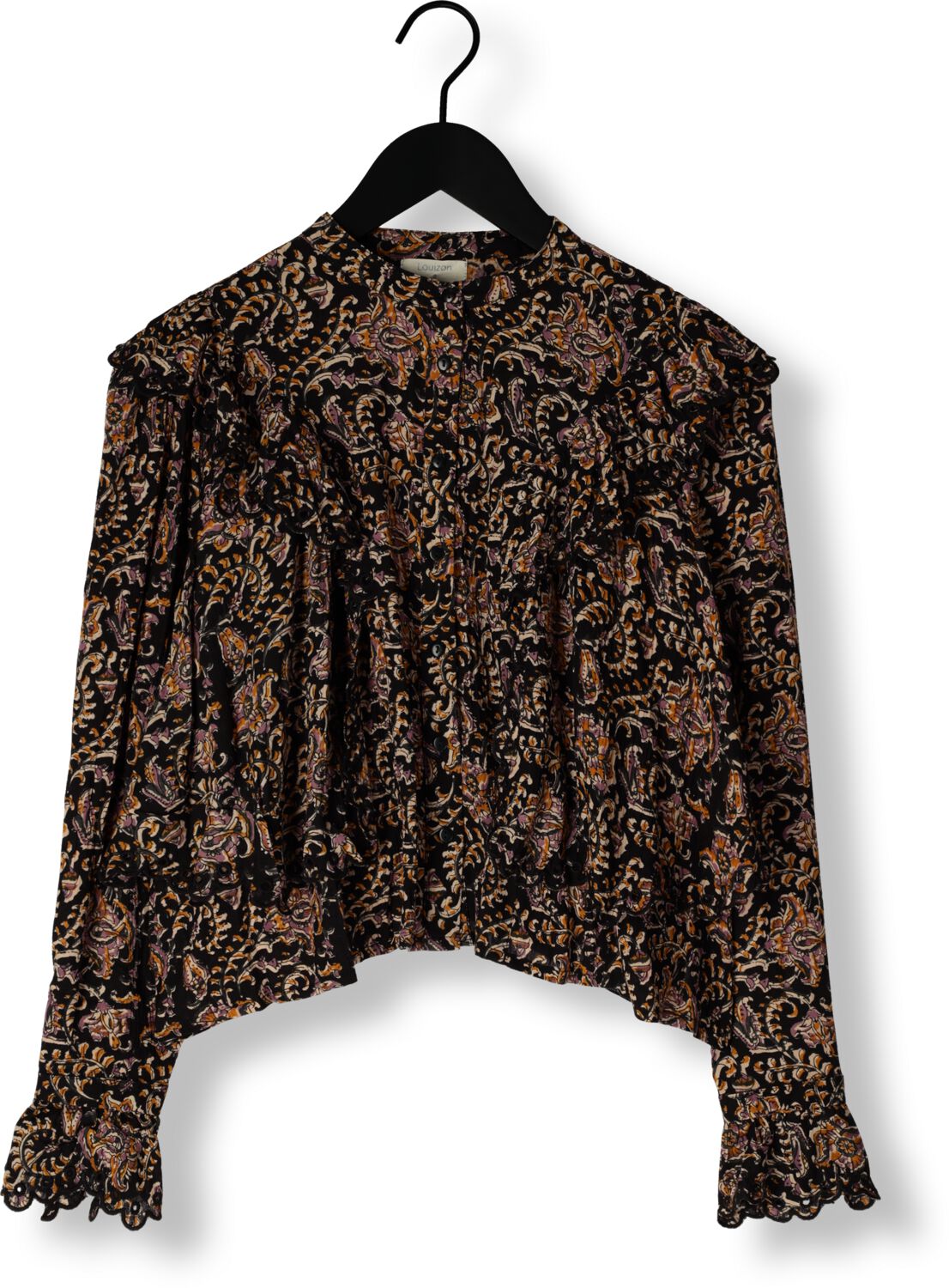 LOUIZON Dames Blouses Pollenu Bruin