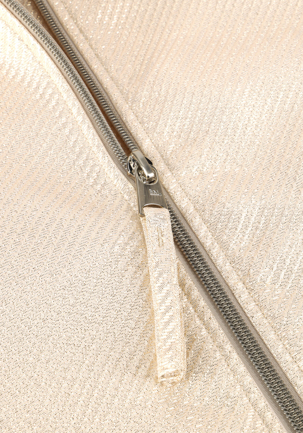 Beige BEAUMONT Jack GOLDIE BOMBER JACKET - large