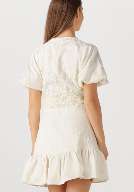 Witte NEO NOIR Mini jurk SULLI JACQUARD DRESS - large