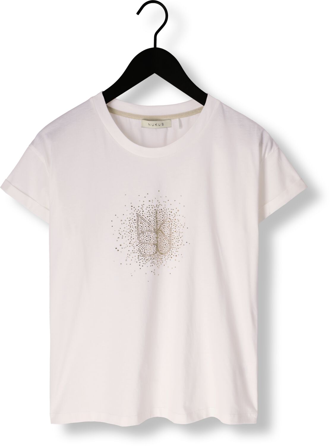 NUKUS Dames Tops & T-shirts Vilamoura Shirt Nk Strass Wit