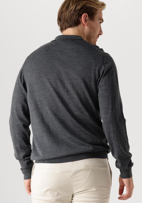 Grijze PROFUOMO Polo POLO LONG SLEEVE - large