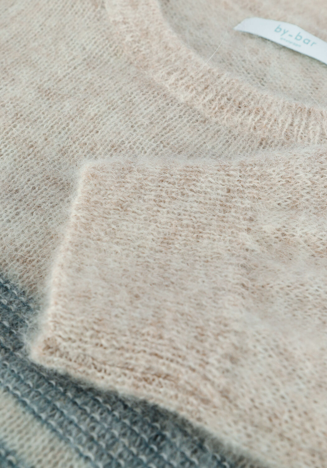 Ecru BY-BAR Trui LIZ STRIPE PULLOVER - large