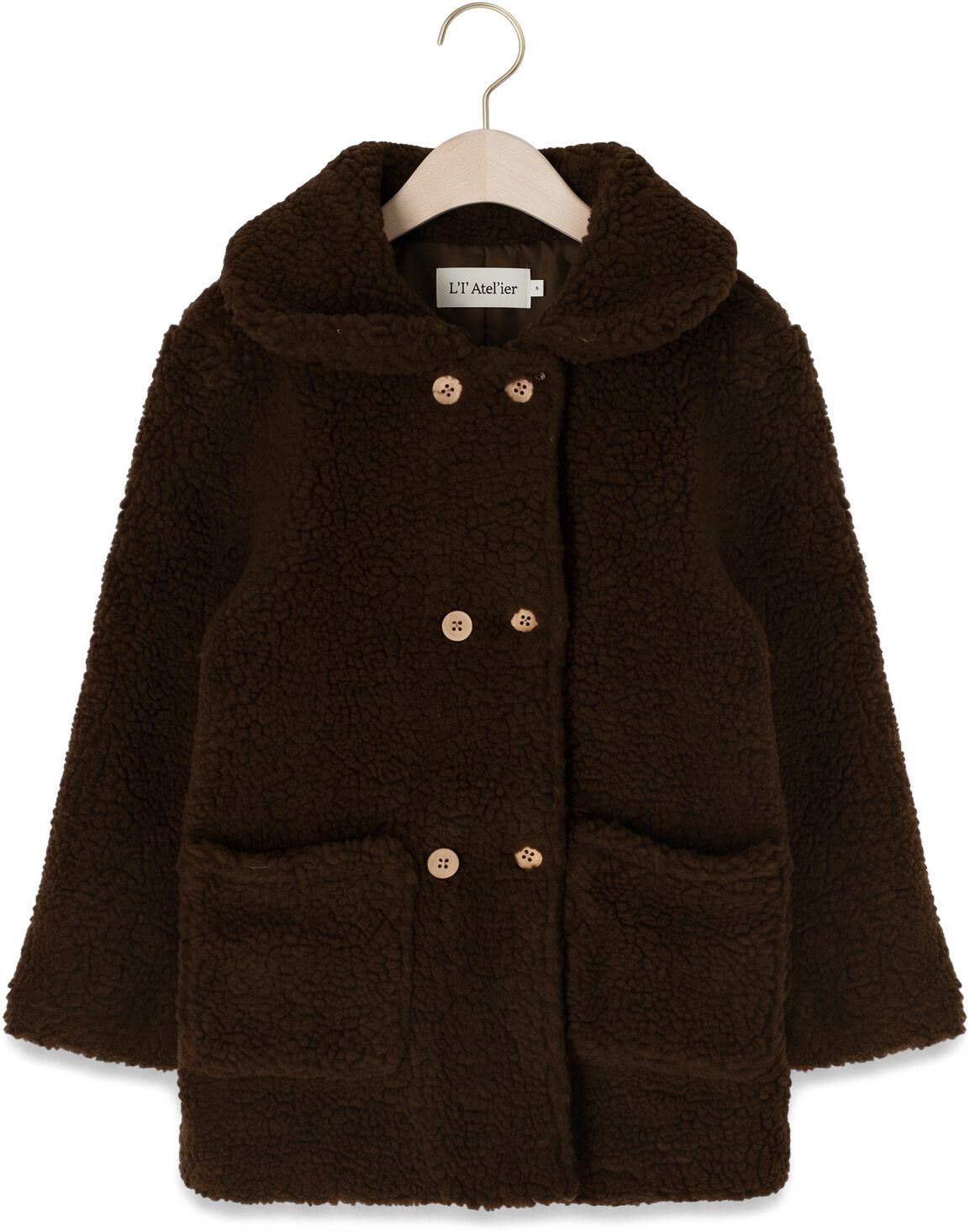 Lil' Atelier Meisjes Jassen Nmfnalo Loose Long Jacket Lil - Bruin