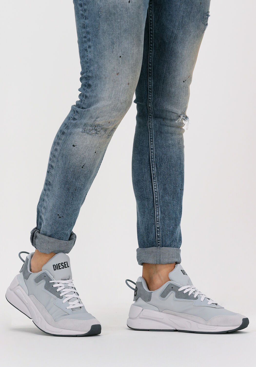 Grijze DIESEL Lage sneakers S-SERENDIPITY LC SNEA - large