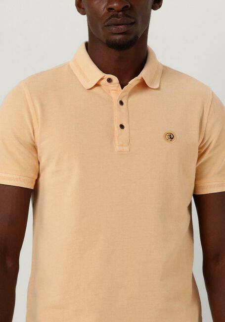 Oranje CAST IRON Polo SHORT SLEEVE POLO INJECTED COTTON PIQUE - large