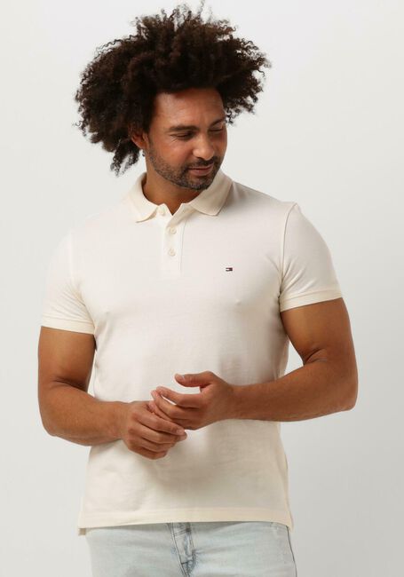 Beige TOMMY HILFIGER Polo PRETWIST MOULINE SLIM FIT POLO - large