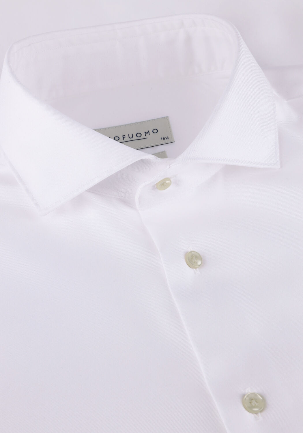 Witte PROFUOMO T-shirt SHIRT CUTAWAY SF - large