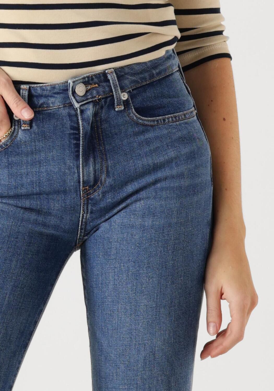 TOMMY HILFIGER Dames Jeans Bootcut Rw Mid Blue Blauw