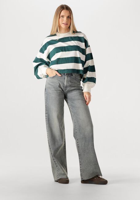 Groene CATWALK JUNKIE Truien/vesten OVERSIZED STRIPED LONG SLEEVE - large