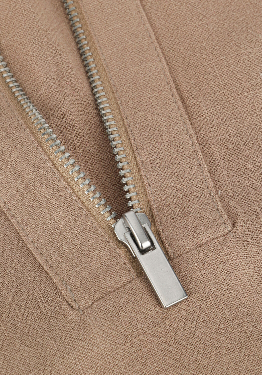 Beige SIMPLE Mini jurk WOVEN DRESS UVI STRUC - large