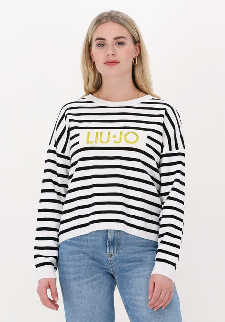 Witte LIU JO Trui MAGLIA CHIUSA M/L PORTALOGO - large