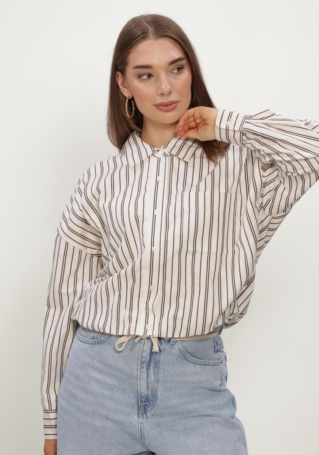 Gebroken wit CATWALK JUNKIE Blouses TUCK IN BLOUSE - large