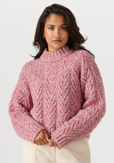 Roze ANOTHER LABEL Trui BECKA KNITTED PULL L/S - large