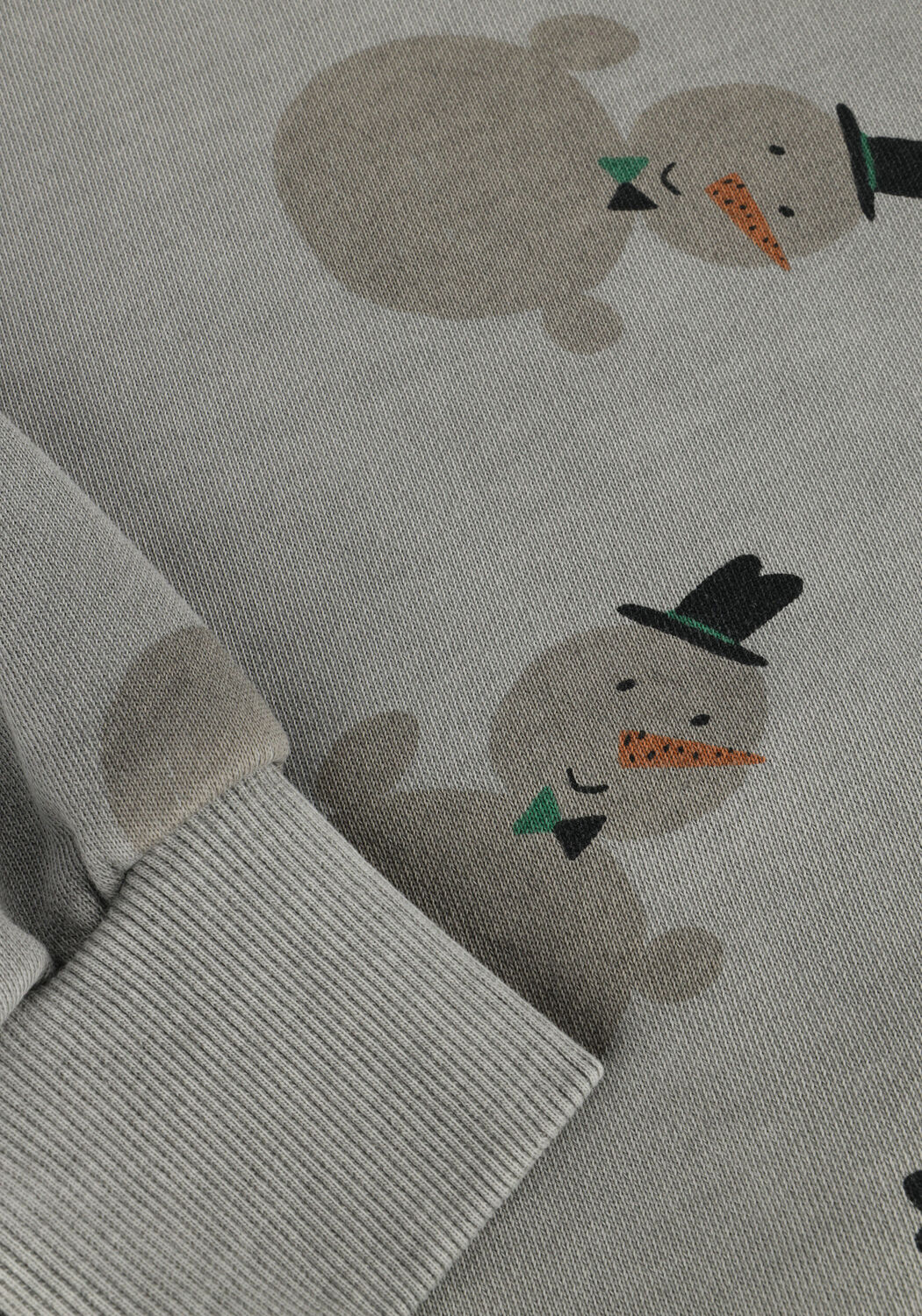 Jelly Mallow Jongens Truien & Vesten Snowman Pigment Sweatshirt Donkergrijs-5Y