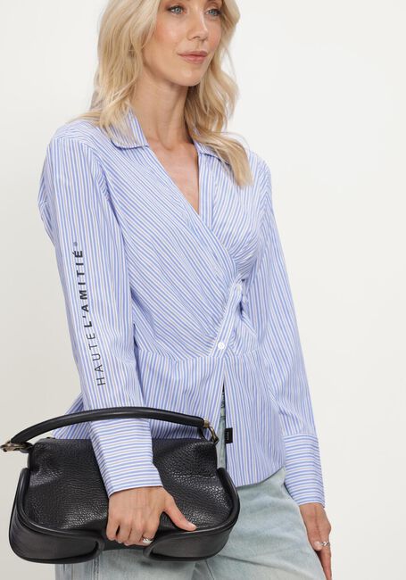 Blauwe HAUTE L'AMITI&Eacute; Blouses NINA STRAP SHIRT - large