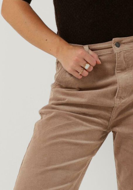 Beige CIRCLE OF TRUST Mom jeans LENNY CHINO RIB - large