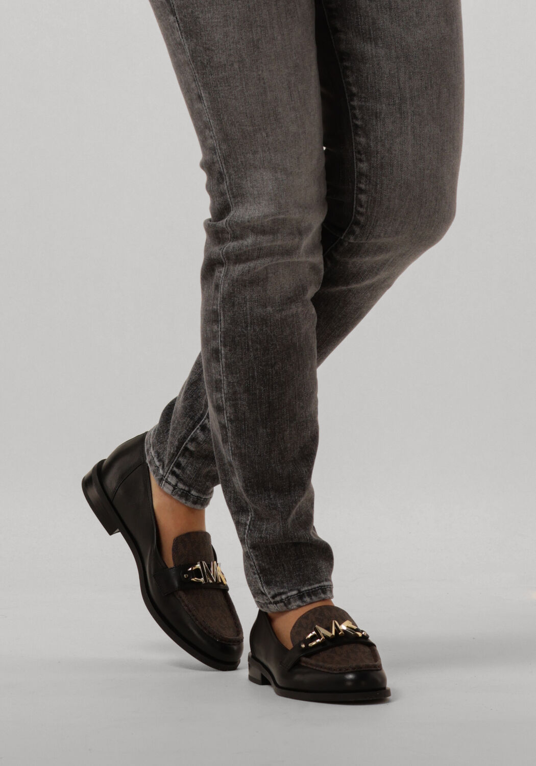 zwarte michael kors loafers tiegan loafer