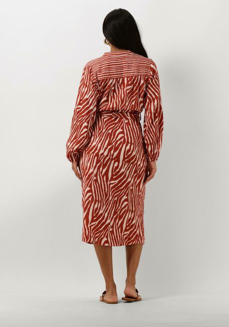 Rode STELLA FOREST Midi jurk E24RO053 - large
