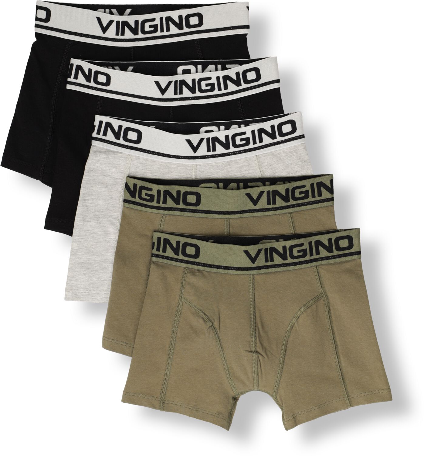 VINGINO Jongens Ondergoed & Nachtkleding Boys Boxer 5pack Grijs