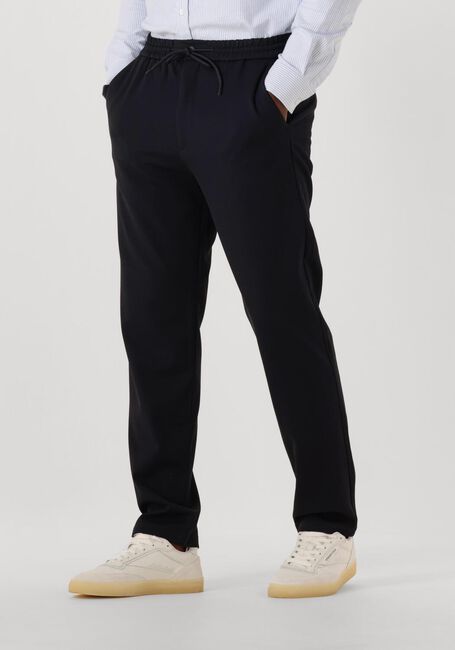 Zwarte LES DEUX Pantalon COMO TAPERED DRAWSTRING PANTS - large