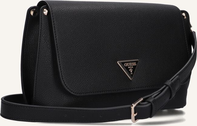 Zwarte GUESS Schoudertas MERIDIAN FLAP CROSSBODY Zwarte GUESS Schoudertas MERIDIAN FLAP CROSSBODY - large