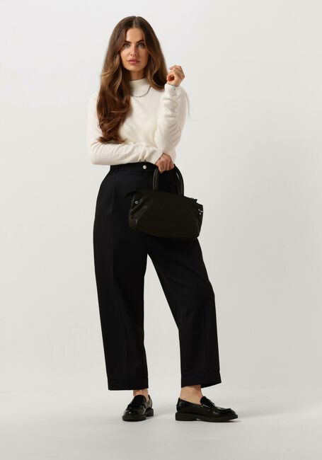 Ecru VANILIA Coltrui SHEER CASHMERE ROLLNECK - large