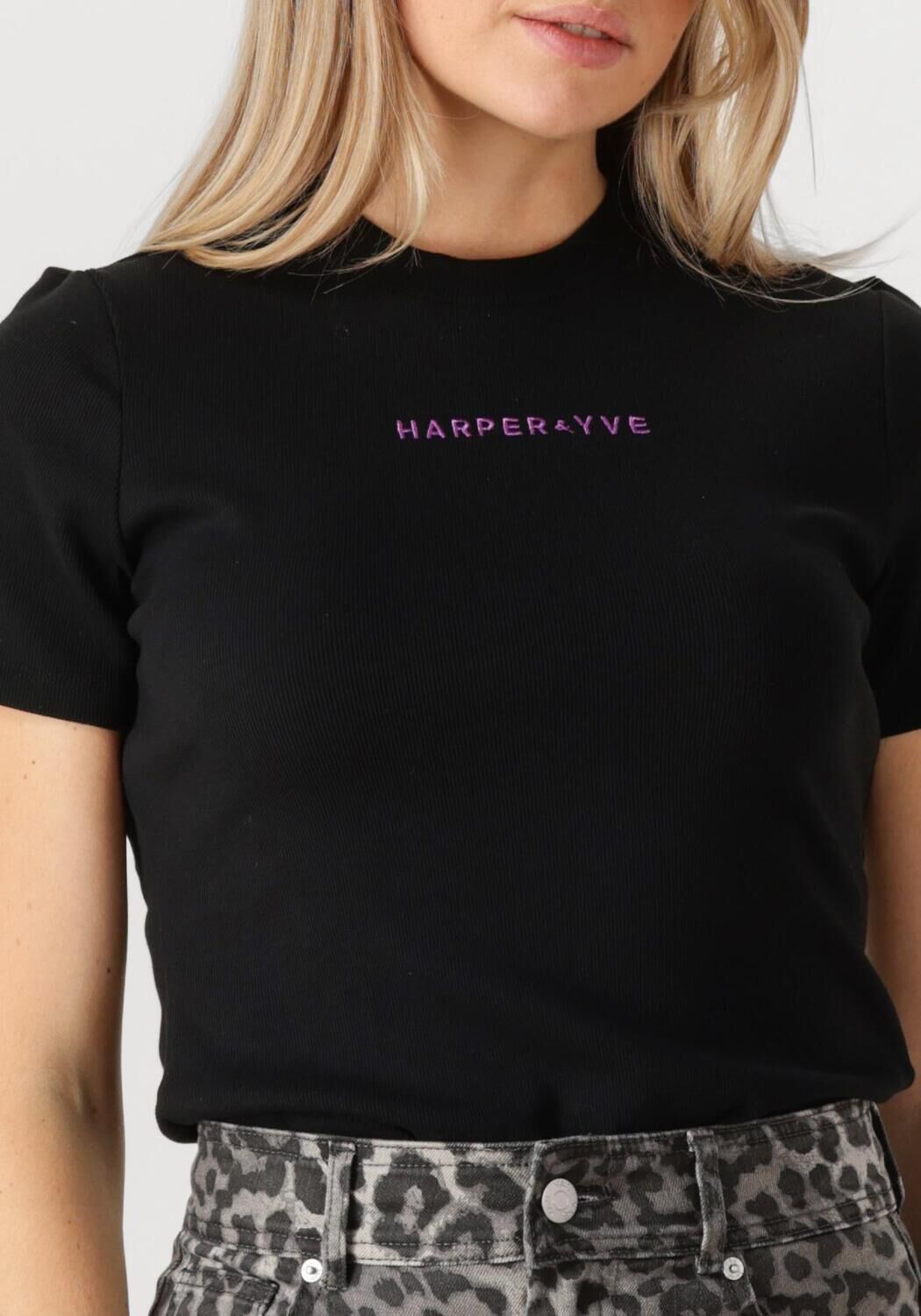 HARPER & YVE Dames Tops & T-shirts Cammy-ss Zwart