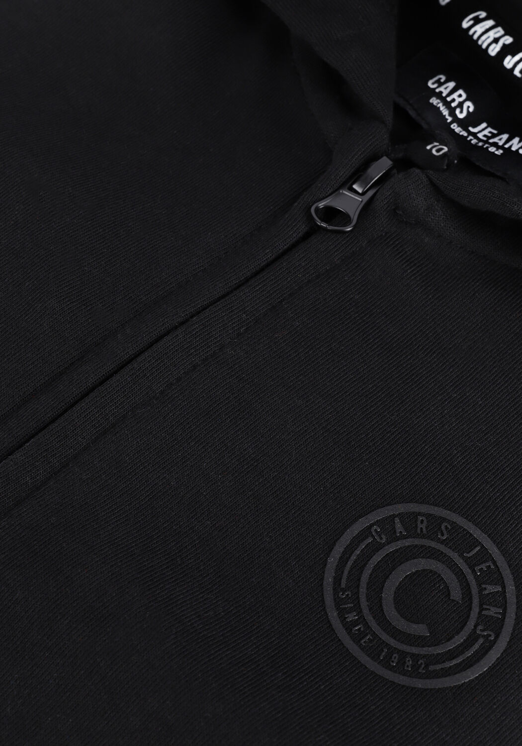 Zwarte CARS JEANS Vest KIDS ISCAR HOOD - large