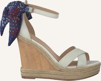 Witte TOMMY HILFIGER Platte sandalen BEATRICE 9C Witte TOMMY HILFIGER Platte sandalen BEATRICE 9C - medium