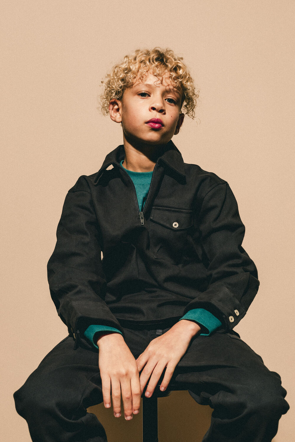 Zwarte Labo de Colores Trui JENO - large