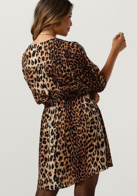Bruine CATWALK JUNKIE Mini jurk DR LEOPARD - large