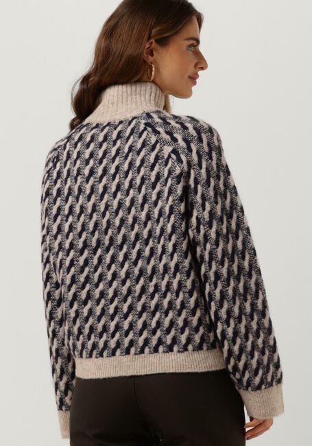 Zand OBJECT Trui LIDA L/S KNIT PULLOVER 123 - large