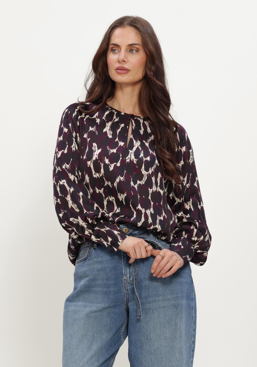 Multi STUDIO ANNELOES Blouses Charleze animal top - large