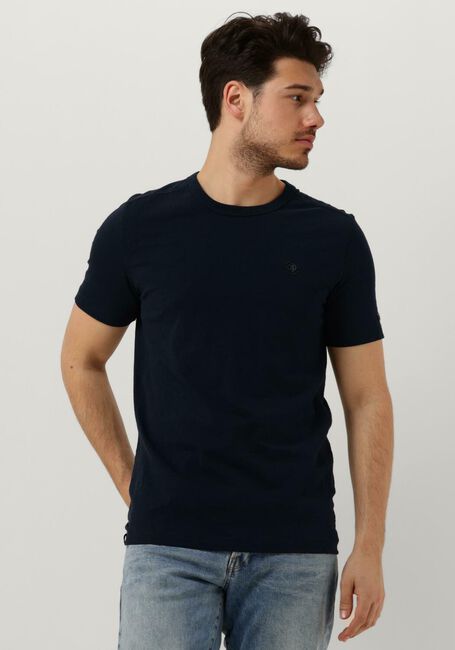 Donkergrijze CAST IRON T-shirt SHORT SLEEVE R-NECK ORGANIC COTTON SLUB ESSENTIAL - large