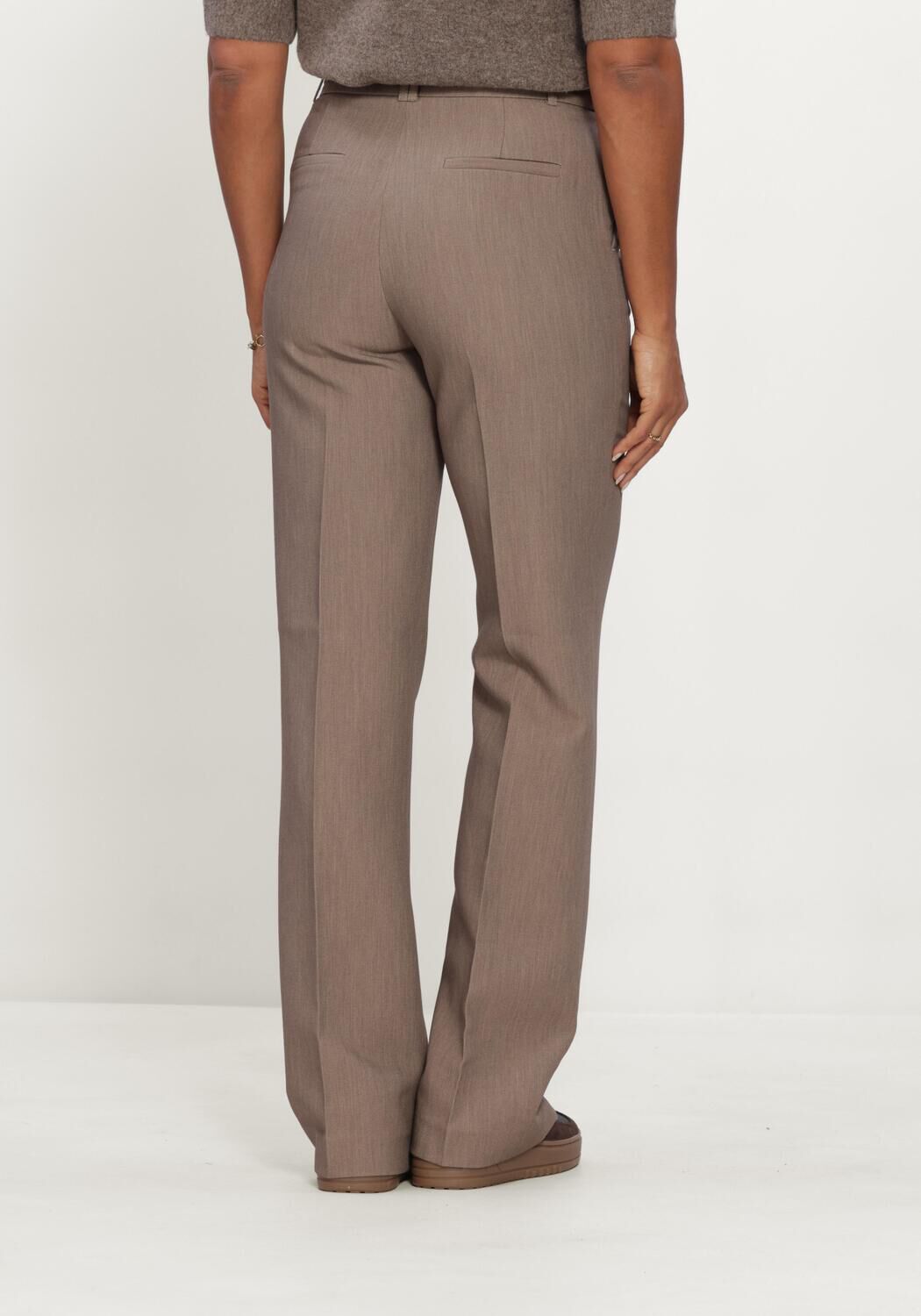 Taupe NOTRE-V Flared broek NV-ISALINE - large