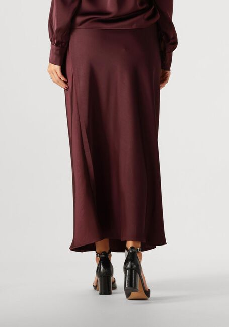 Bordeaux NEO NOIR Maxirok VICKY HEAVY SATEEN SKIRT - large