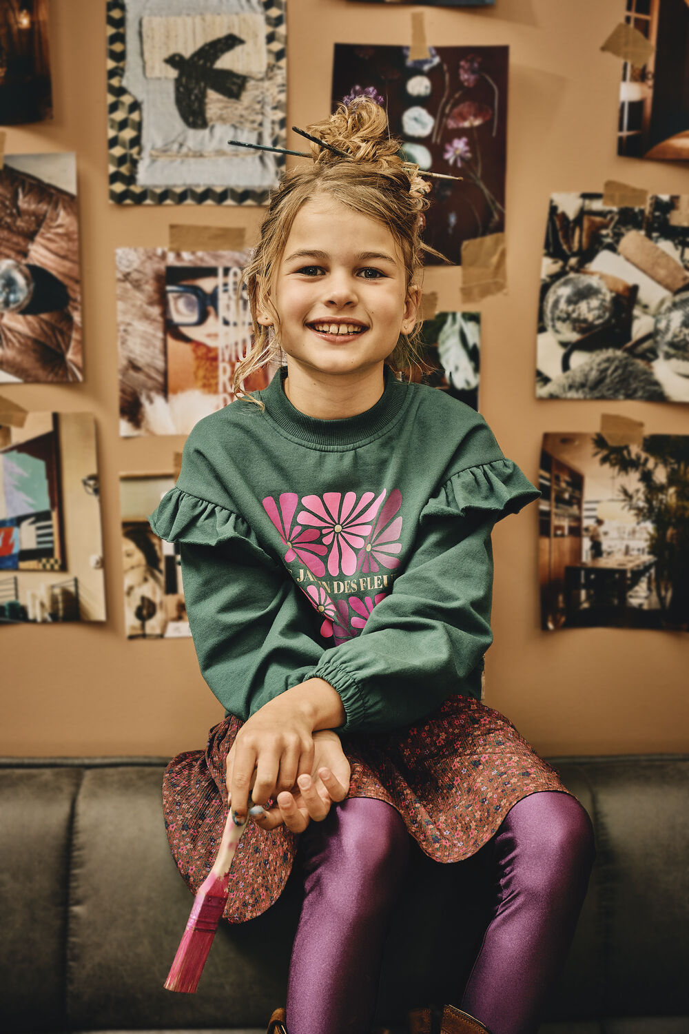 Paarse Z8 Legging GISELLE - large