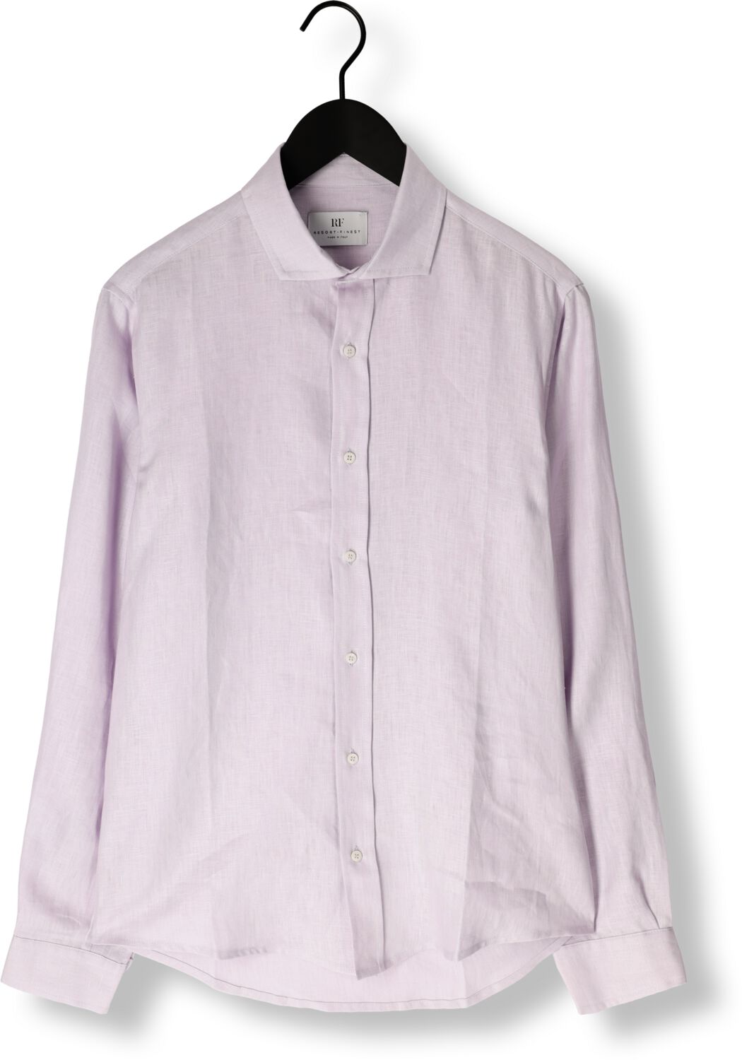 RESORT FINEST Dames Blouses Shirt 100% Linen Lila